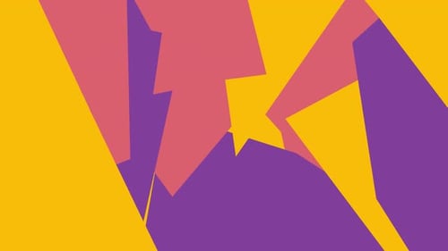 Abstract Geometric Shapes Dynamic Animated Background Loop