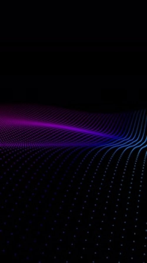 Abstract Flowing Purple and Blue Lines Animation