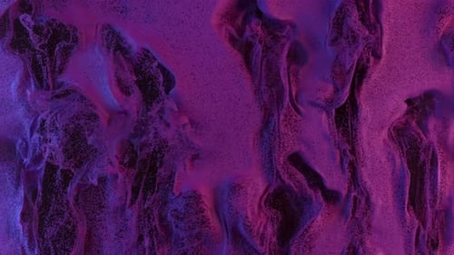 3d Abstract Background Particles Moving