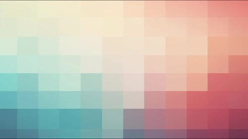 Pastellfarbene Pixelrasterkacheln, die sich verschieben und bewegen, nahtlos, handgezeichneter digitaler Animationshintergrund t