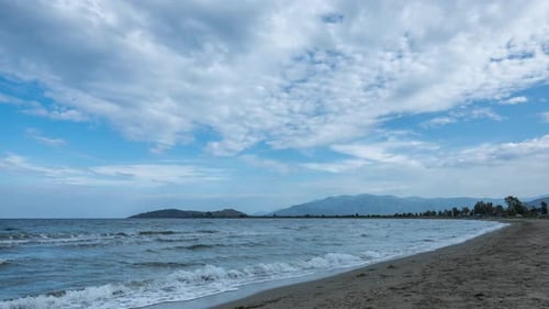 Wilder Strand auf Korfu, Griechenland