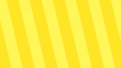 Animated Yellow Diagonal Stripes Flat Design Background