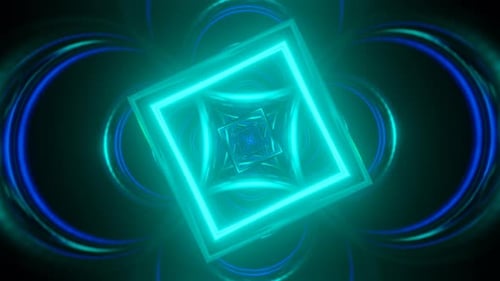 VJ Loop Featuring Surreal Futuristic Visuals with Flashing Hypnotic Elements