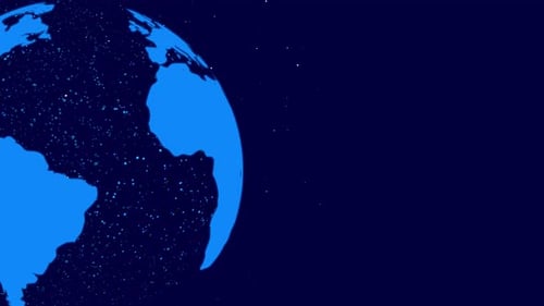Digital World Cryptocurrency Network Concept Blockchain Data Internet Security System Computer