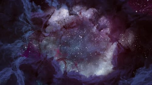 Nebula Clouds Background Loop