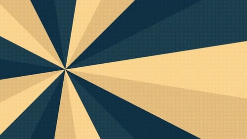 Retro Sunburst 4K Background Animation|Retro Halftone Texture|Seamless Loop|