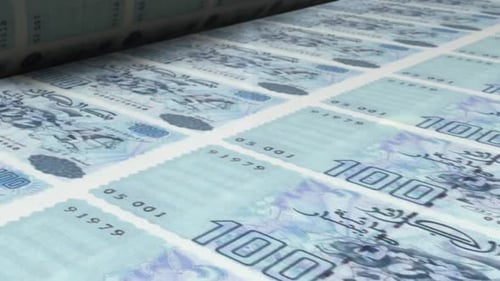 Banknotes Printing Process Simulation in a Finance Loop