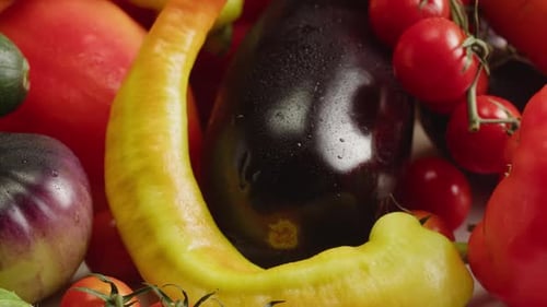 Food Shopping Market Vegetables Delivery Online Shop Buying Tomato Cucumber Pepper Broccoli in