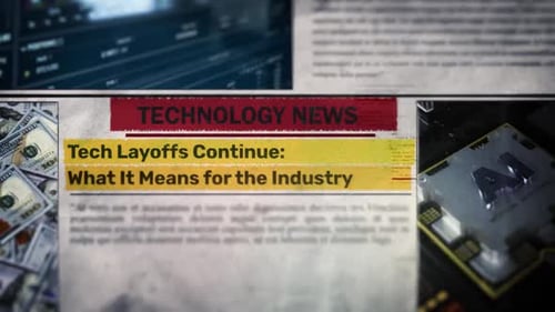 Tech Layoffs Continue What It Means For The Industry Newspaper Headline Titles