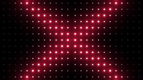 Flashing LED Light Wall Digital Grid Background