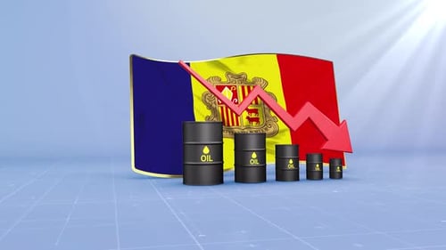 Andorra Oil Price and Reserves Decline With Red Arrow