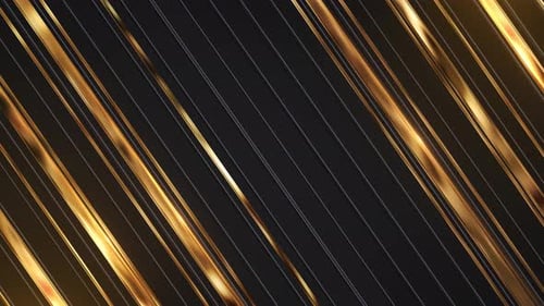 Holiday Abstract Background Shiny Particles Golden Lines Animation Shiny Gold Light Motion Luxury