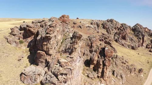 Vue aérienne de l'ancienne maison troglodyte 7