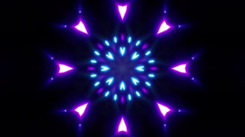 Seamless Glowing Animation Background