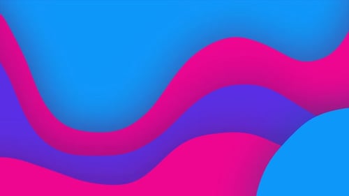 Abstract Fluid Waves Colorful Gradient Background