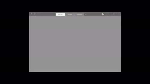 Coleção OS: Carregue a interface do navegador com espaço de cópia no canto superior esquerdo