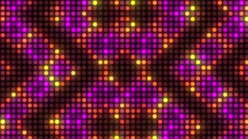 Luzes brilhantes dinâmicas pulsam com energia vibrante de festa