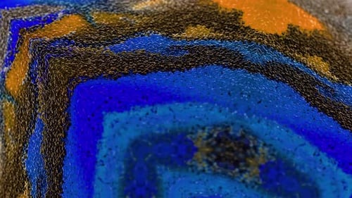 Dynamic Abstract Particle Field Morphing Liquid Effect Background