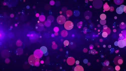 Colorful Abstract Bokeh Lights Background Loop V4