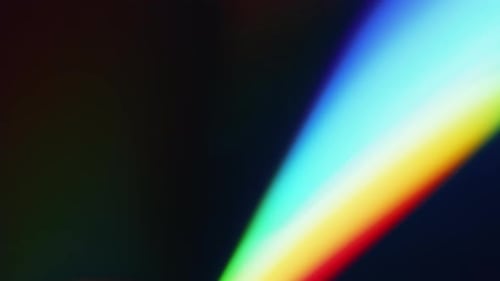 Multicolored Light Leaks Footage on Black Background Lens Flare Leak Burst Overlays Transitions