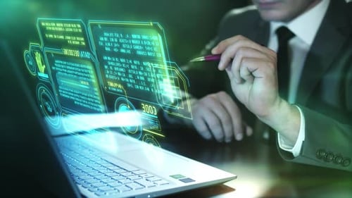 Decryption Of An Incoming Data Packet Using A Virtual Panel