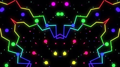 Animation d'arrière-plan avec boucle triangulaire