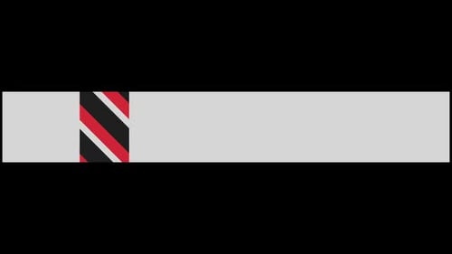 Geneva Collection: Swipe right open of a gray canvas with diagonal linear elements in a box on left