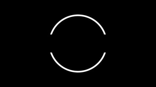 Coleção Aspect: Animação branca do terço inferior movendo-se ao longo de um contorno circular