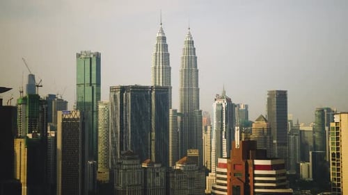 Kuala Lumpur Night And Beautiful Skylines