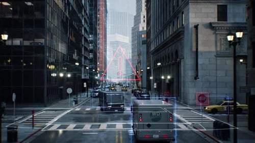 Driving system, sensors for object detection