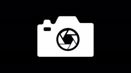 Camera icon, photography camera line icon. Photo and picture symbol