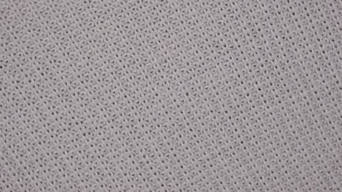Close-up of Gray Knitted Fabric Texture