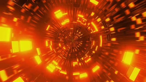 Glowing Speed Tunnel