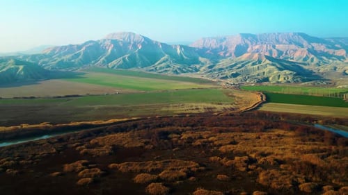 Nature Field Agriculture Heights And Mountains