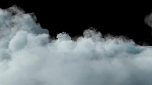 Soft Clouds Animation Transparent Alpha Overlay