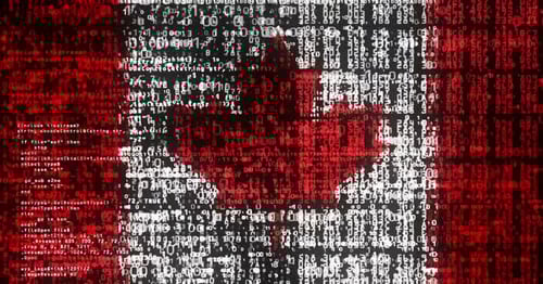 Canada flag digital code