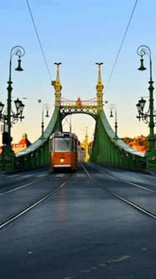 Vertical View Of Budapest Cityscape, Hungary