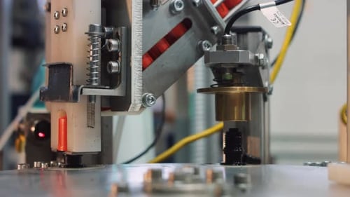 Production of Small Parts Adapters Caps Tips Washer Automatic Factory Line