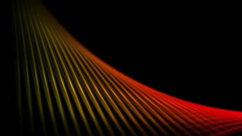 Fluid Glowing Abstract Lines Background Animation