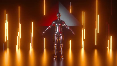 Iron Man auf abstraktem Hintergrund