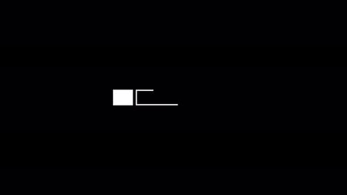 Aspect Colleción: animación del tercio inferior de un bloque de color blanco con un contorno de medio rectángulo