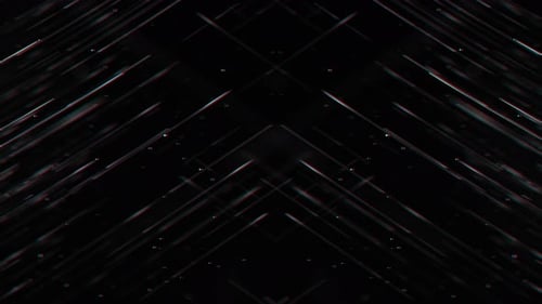 Abstract Glitch Lines Moving Particles Loop Background