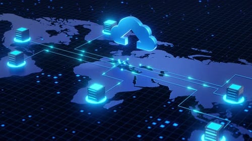 Rede global de nuvem e data centers