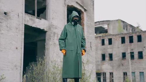 Umweltverschmutzung, Umweltkatastrophe, Atomkrieg, Postapokalypse-Konzept.