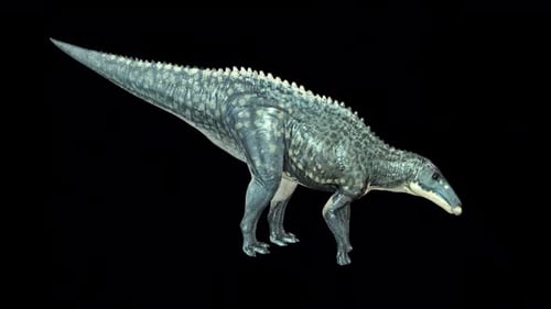 Dinosaure Shantungosaurus Eat