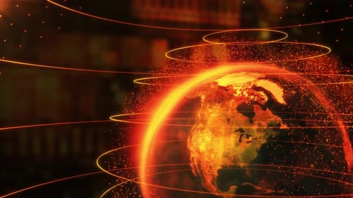 El planeta Tierra en un entorno virtual Globalización tecnológica