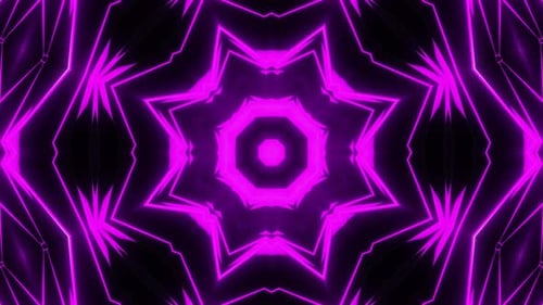 Kaleidoscopic Seamless Loop Background