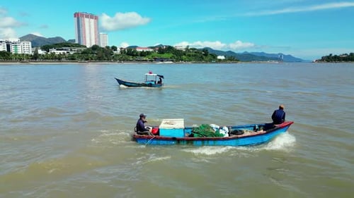 Fishermen Come Out of the Boat Bay