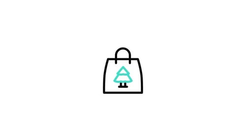Shopping Bag Animated Icon