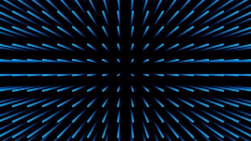 Blue Gradient Neon Tube Particles Wall Loop Animation Background